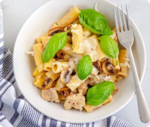 Mushroom & Chicken Rigatoni