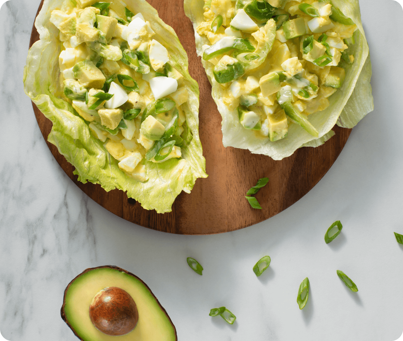 Avocado Egg Salad Cups