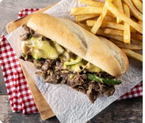 Philly Pizza Steak Sandwiches