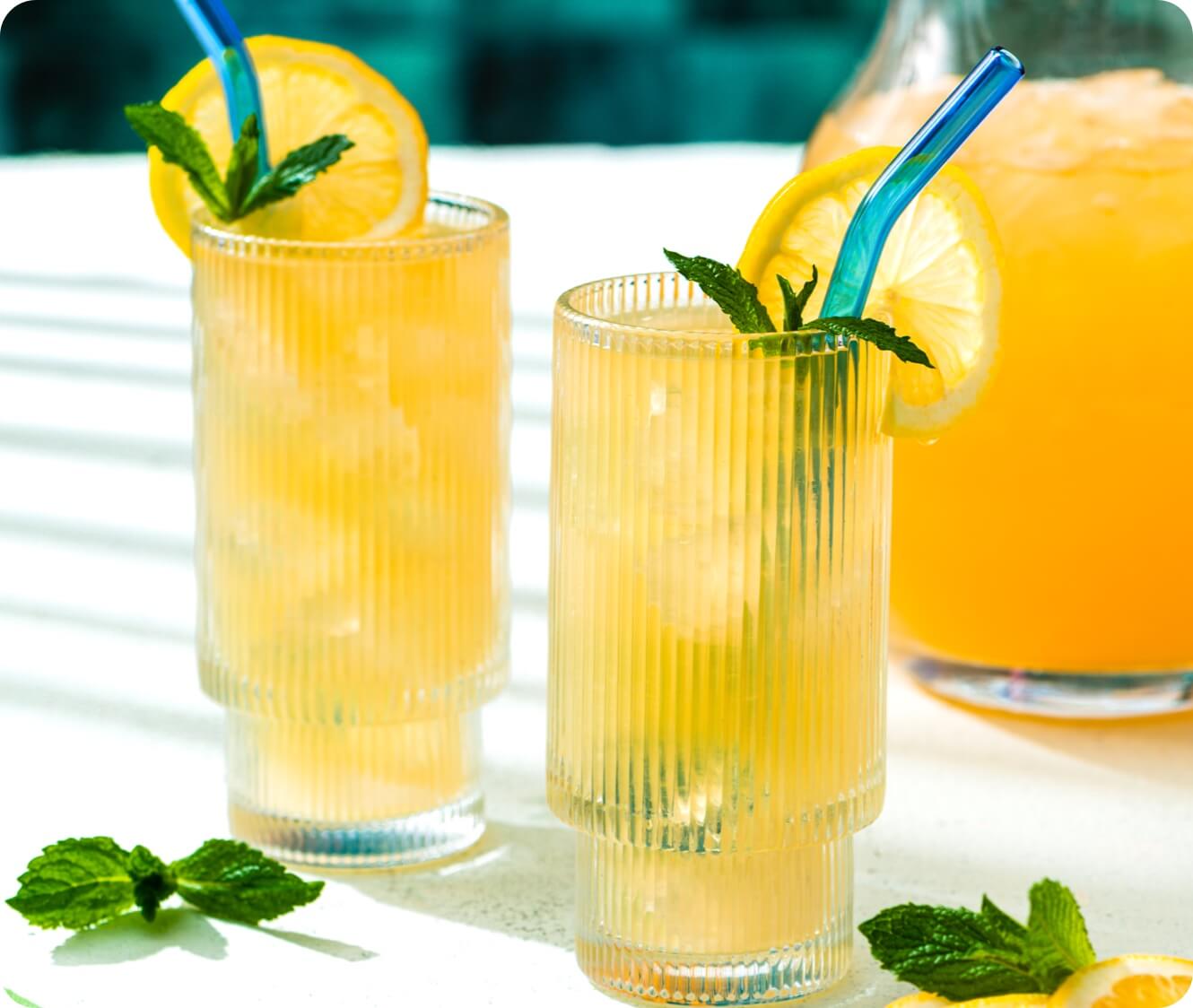 Iced Mint Tea Lemonade
